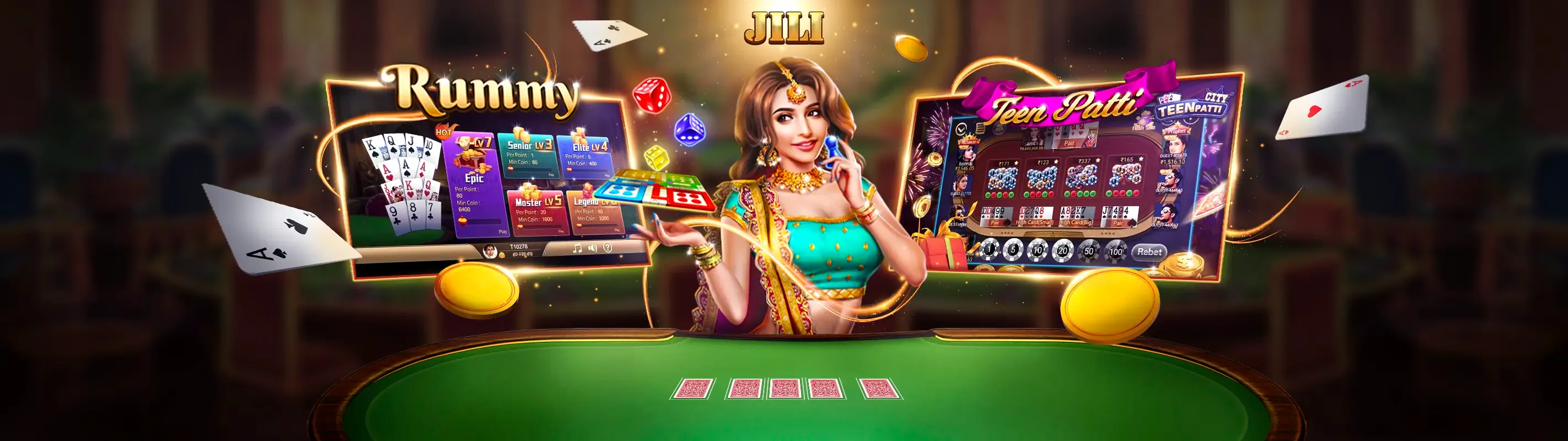 Sảnh Casino Trực Tuyến ibet889 với người chia bài thật